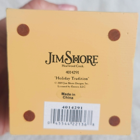 Jim Shore Holiday Tradition Small Santa with Patridge Peartree Figurine - Picture 9 of 10